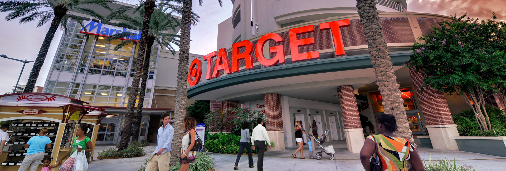 the shops at midtown miami target store entrance