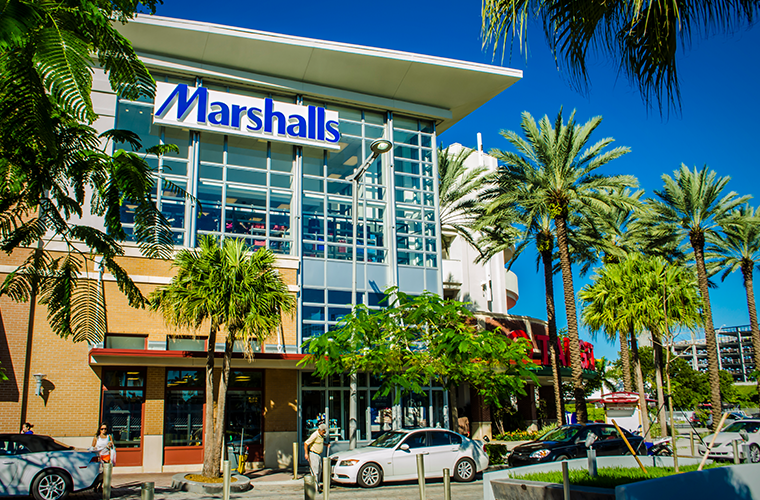 shop2 the shops at midtown miami marshalls store entrance and parking